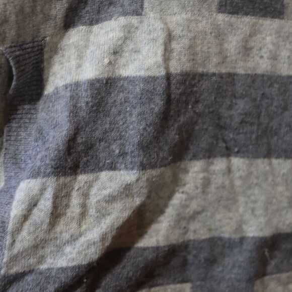 Michael Stars Wool Cashmere Striped Poncho Sweater OS Y2K Preppy Chic Cozy - Picture 8 of 13